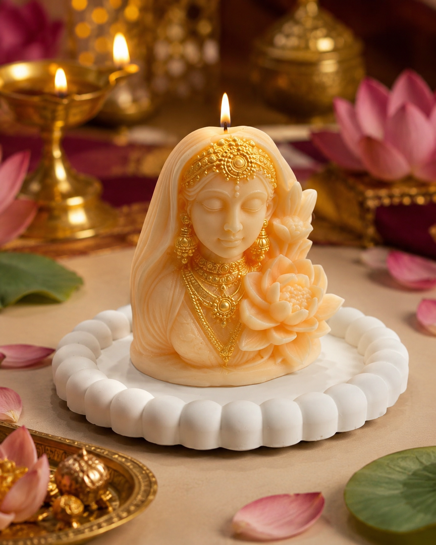 Samarpan sculptural soy candle